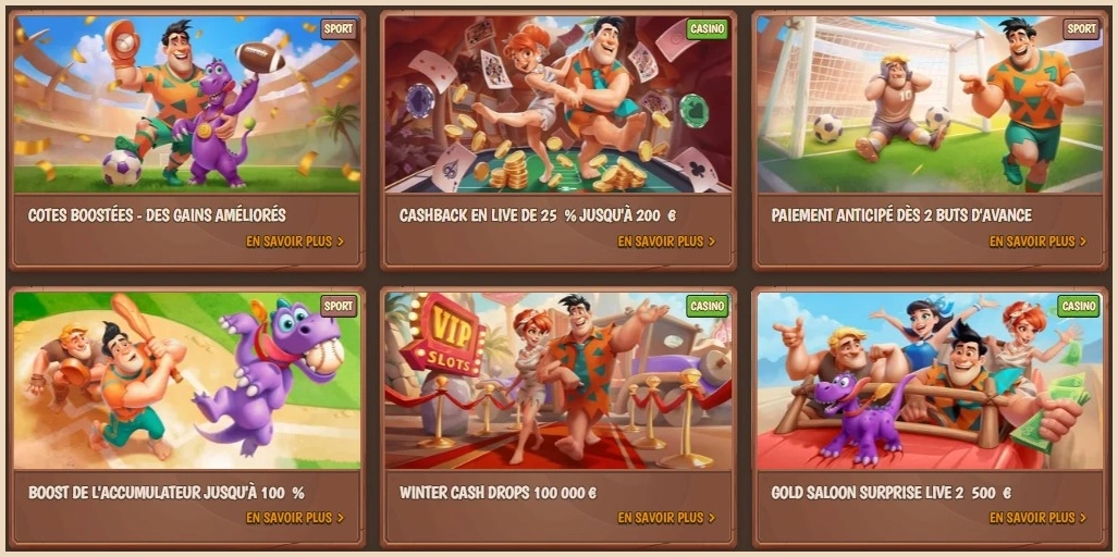 Bonus exclusifs et offres spéciales chez StoneVegas